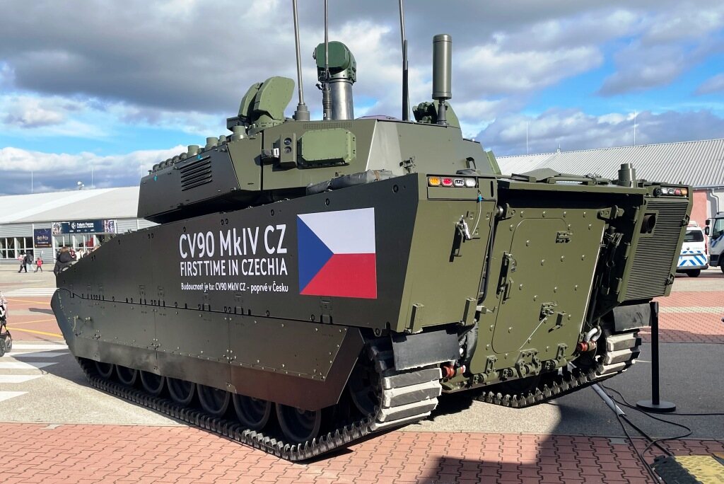 CV90 Mk IV dla Czech zaprezentowany na Future Forces Forum 2026