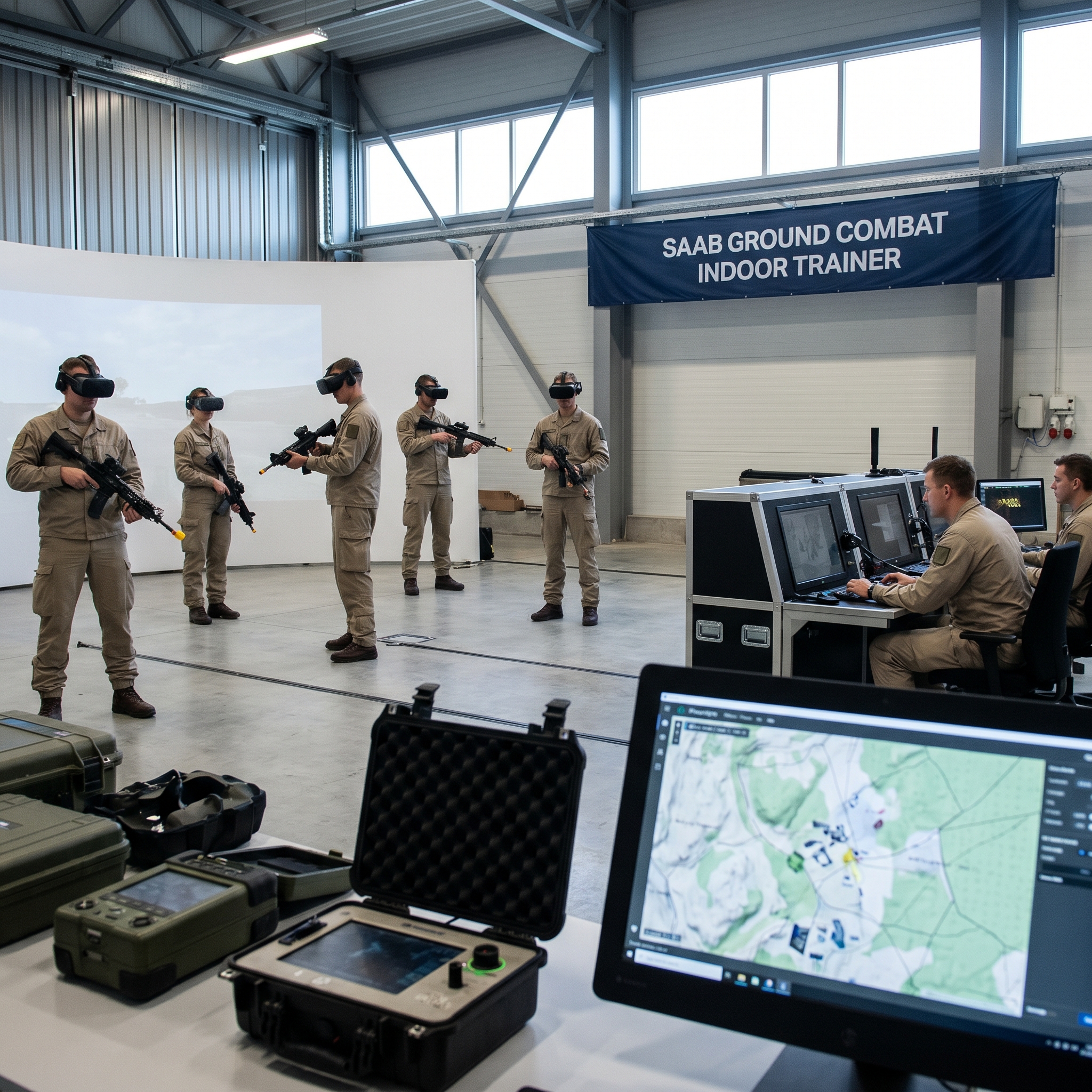 Saab Ground Combat Indoor Trainer: Nowoczesne Szkolenie Bojowe w Wirtualnej Rzeczywistości