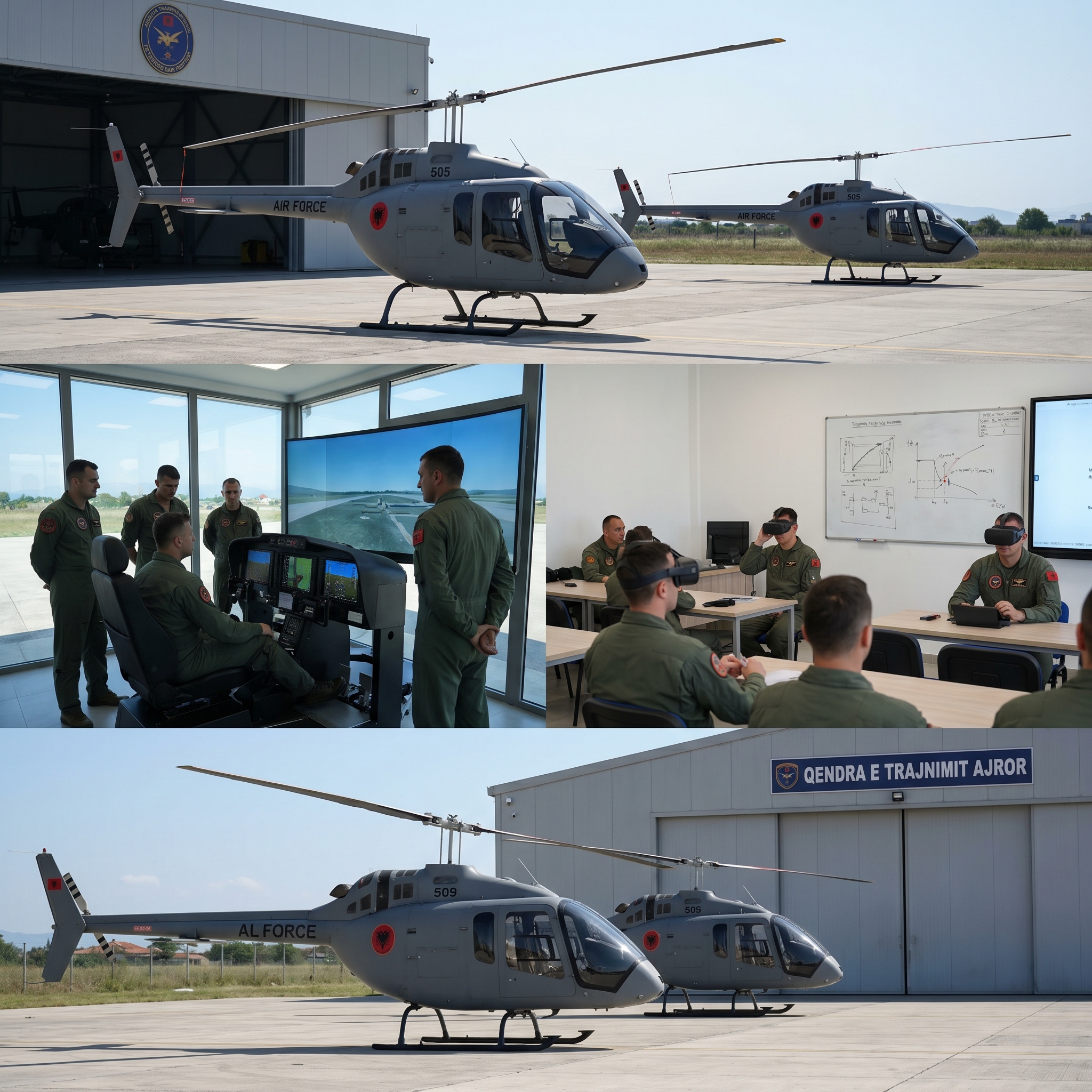 Albania wzmacnia szkolenie lotnicze śmigłowcami Bell 505