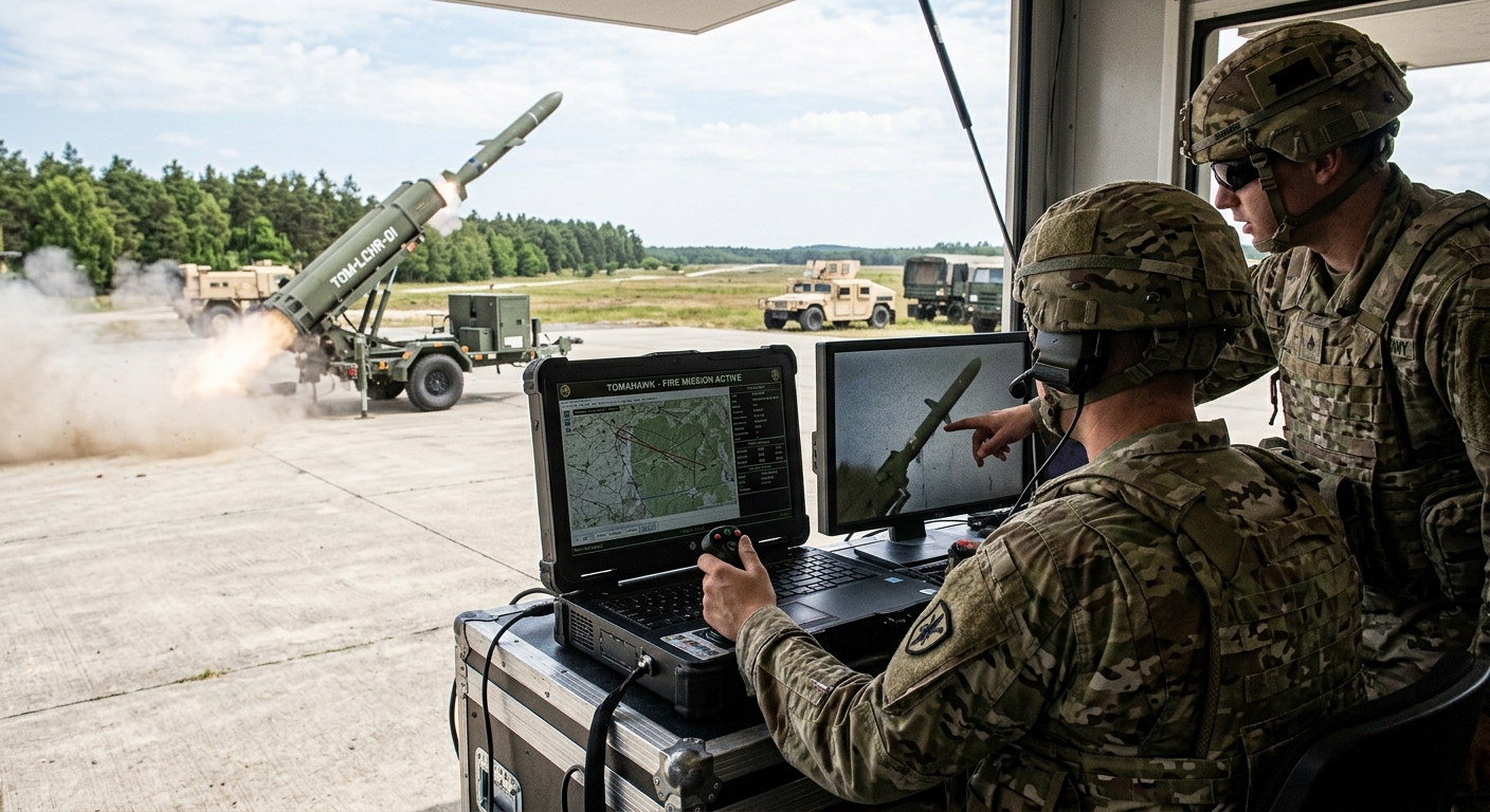 Amerykańska jednostka artylerii przeprowadziła strzelanie pociskiem Tomahawk
