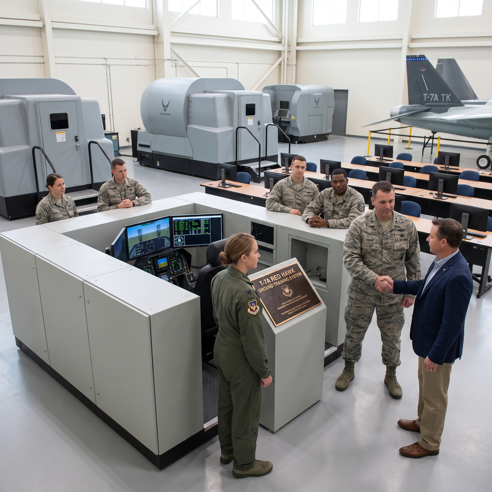 Siły Powietrzne USA odbierają naziemny system szkoleniowy dla T-7A