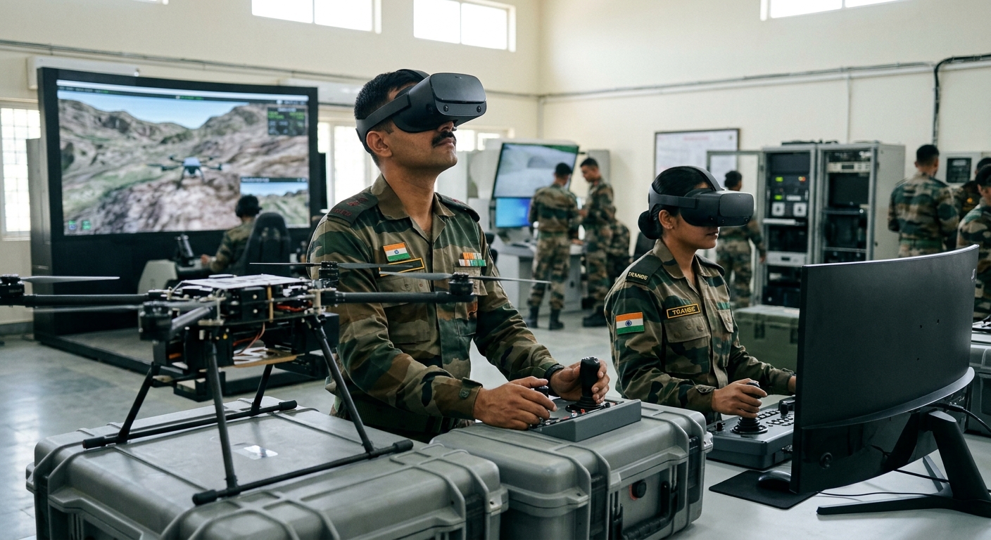 DefenceVR: Wirtualny system szkoleniowy dla pilotów dronów i operatorów C-UAS indyjskiej armii