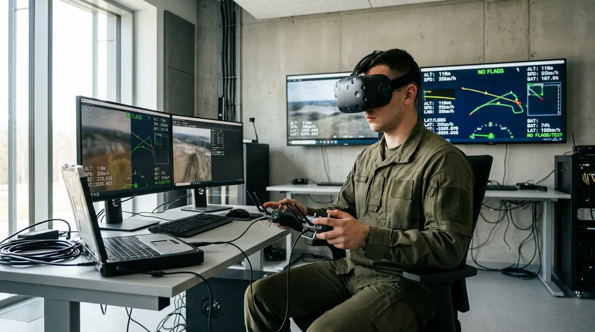 Symulator FPV w szkoleniu operatorów dronów